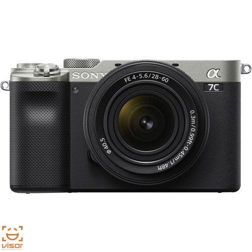 کیت دوربین بدون آینه سونی (Silver) Sony Alpha a7C 28-60