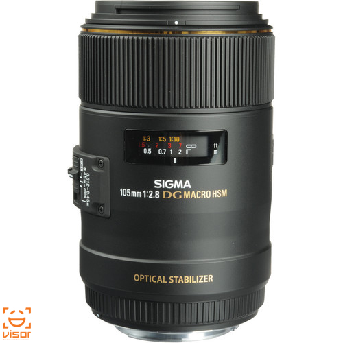 لنز سیگما ماکرو Sigma 105mm F/2.8 EX DG OS HSM Macro Canon