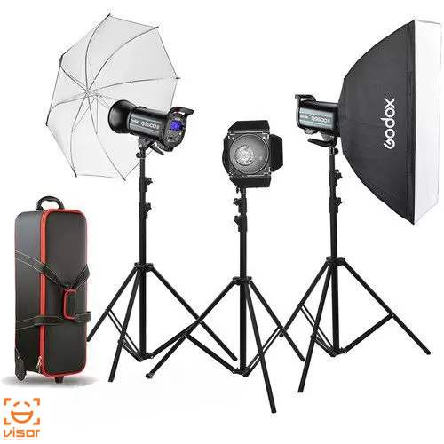 کیت فلاش استودیویی گودکس Godox Studio Flash Light Kit QS300 II