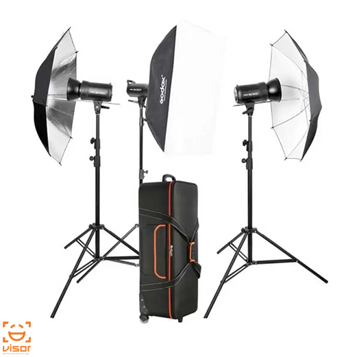 کیت فلاش استودیویی گودکس Godox SK300II-V Studio Flash 3-Light