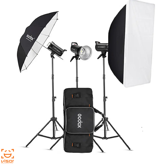 کیت فلاش استودیویی گودکس Godox SK400II-V Studio Flash 3-Light