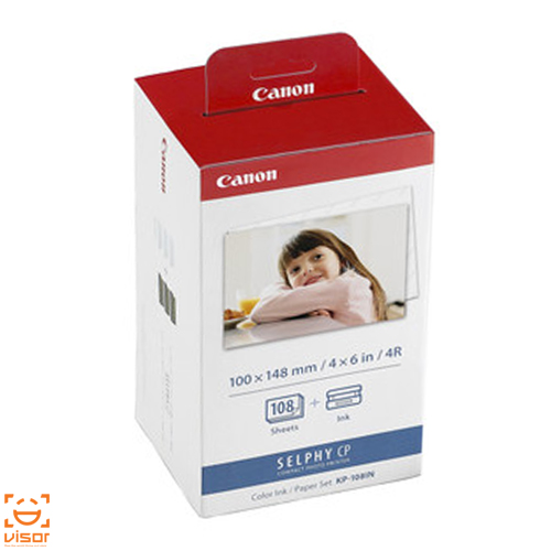 کاغذ پرینتر Canon KP-108IN Color Ink And Paper Set