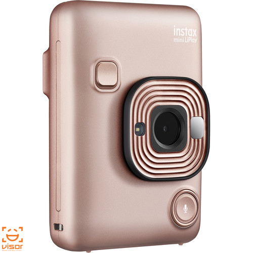 دوربین و پرینتر چاپ سریع فوجی فیلم (Fujifilm INSTAX MINI LIPLAY HYBRID (BLUSH GOLD