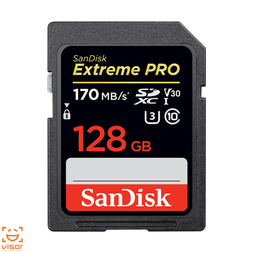 کارت حافظه SD سن دیسک Sandisk 128GB Extreme PRO UHS-I SDXC 200MB/S