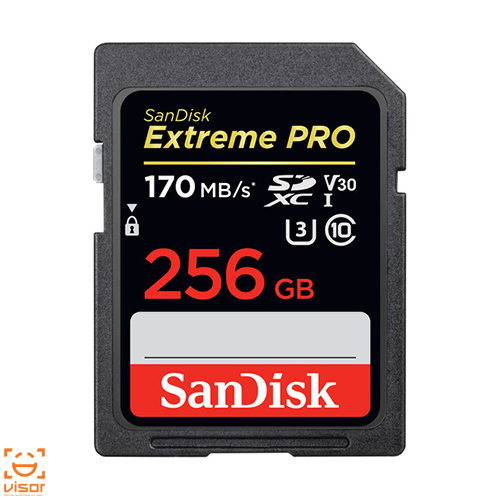 کارت حافظه SD سن دیسک Sandisk 256GB Extreme PRO UHS-I SDXC 200MB/S