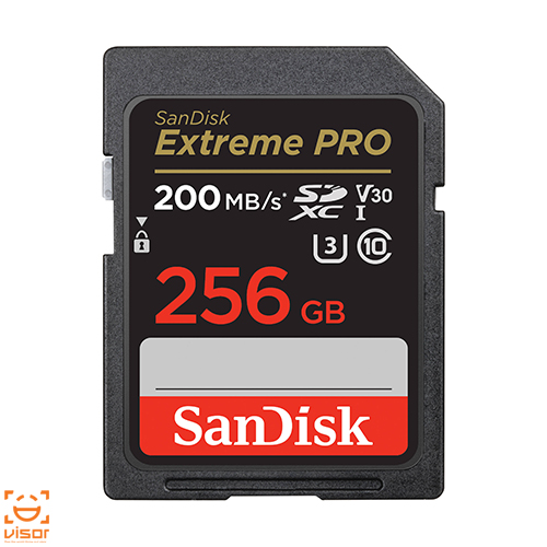 کارت حافظه SD سن دیسک Sandisk 256GB Extreme PRO UHS-I SDXC 200MB/S