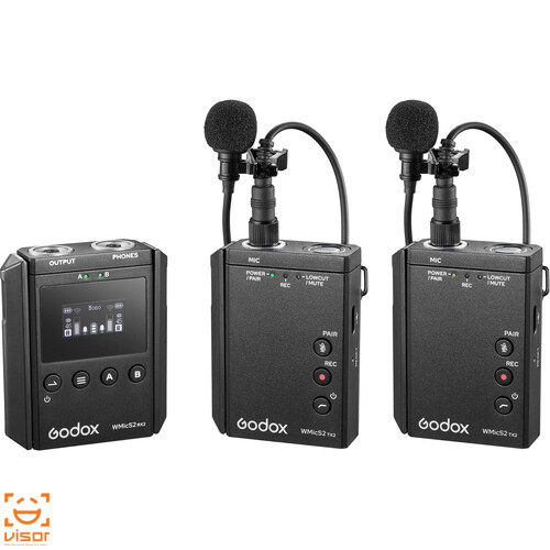 کیت میکروفن بی سیم گودکس Godox WMicS2 KIT 2