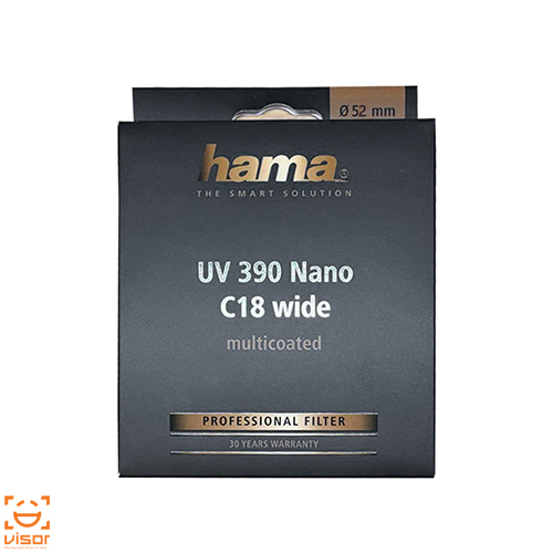 فیلتر یو وی هاما Hama UV 390 Nano C18 Wide 52mm