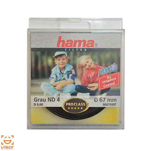 فیلتر ان دی هاما Hama Grau ND4 67mm