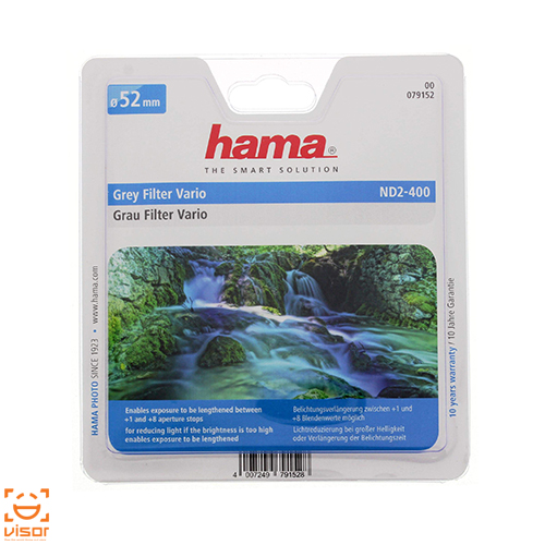 فیلتر ان دی هاما Hama Grau Vario ND2-400 52mm