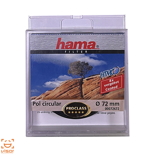 فیلتر پلاریزه هاما Hama Pol circular 72mm