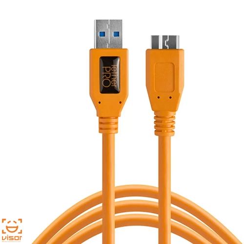 کابل تتر تولز Tether Tools CU5454 TetherPro USB 3.0 male to Micro-B 4.6M Orange