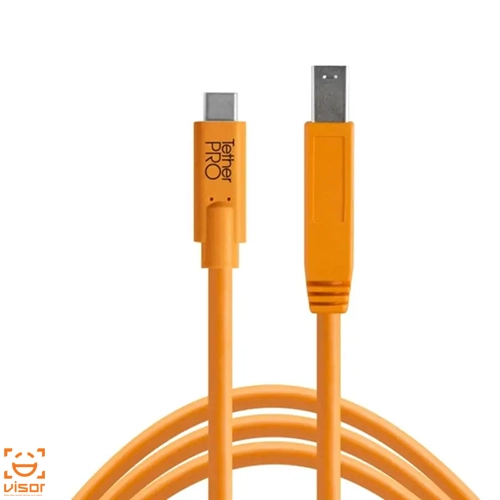 کابل تتر تولز Tether Tools CUC3415-ORG TetherPro USB-C to 3.0 Male B