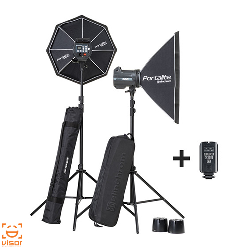 کیت فلاش الینکروم elinchrom BRX to go 500/500 2-LIight