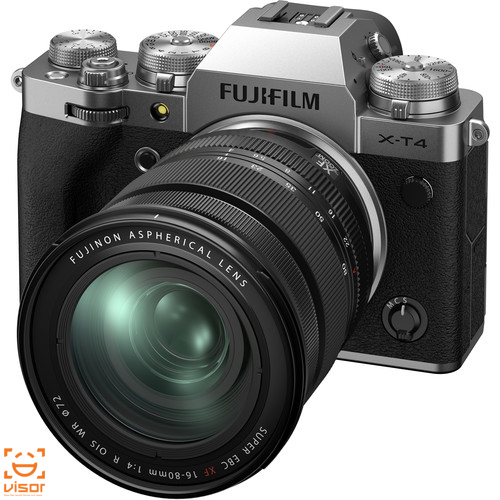 کیت دوربین فوجی فیلم FUJIFILM X-T4 with 16-80 (Silver)