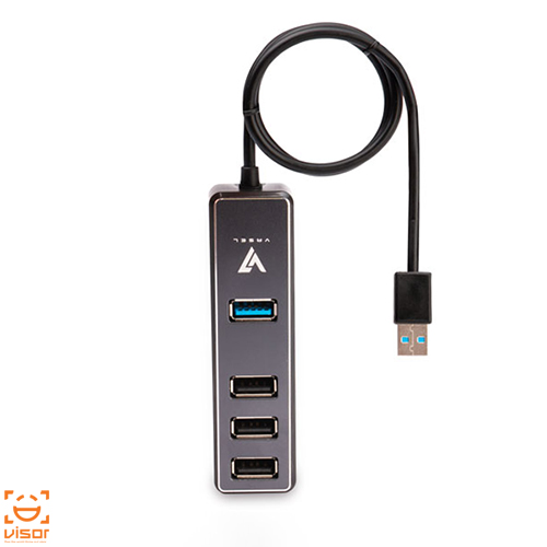 هاب 4 پورت VASEL USB 3.1+ USB 2.0