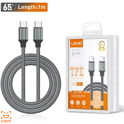 کابل شارژ دو سر تایپ سی LDNIO USB-C LC441c