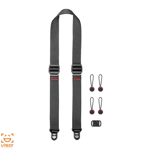 بند دوربین گردنی مشکی Peak Design SLIDE LITE Camera strap