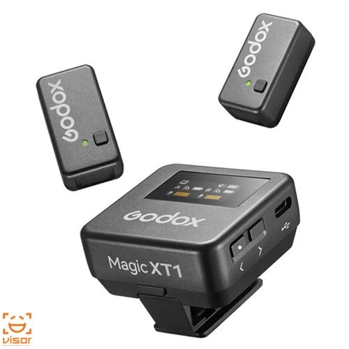 میکروفون بی‌ سیم یقه‌ای گودکس Godox Magic XT1-CL 2-Person